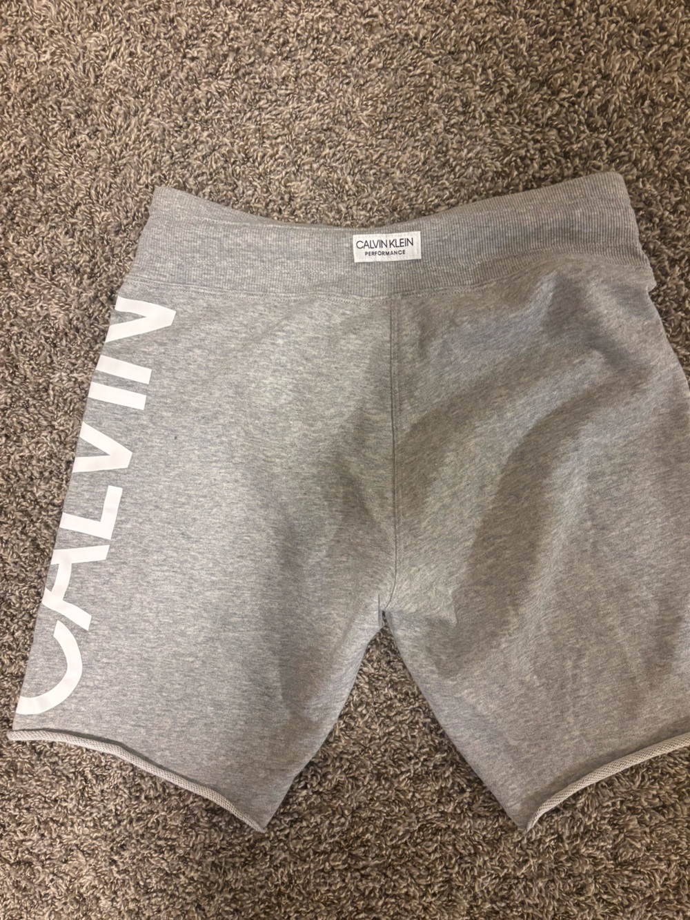 Calvin Klein Gray Athletic Logo Lounge Shorts - Picture 2 of 4